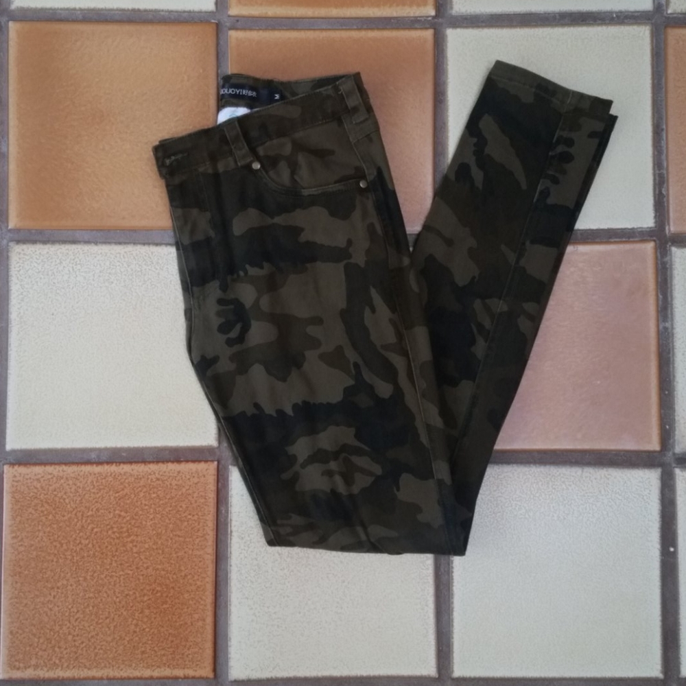 Camo Skinny Jeans M 💚
